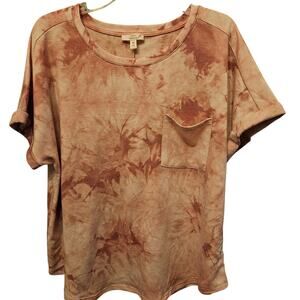Como vintage tie dye ladies top size XL